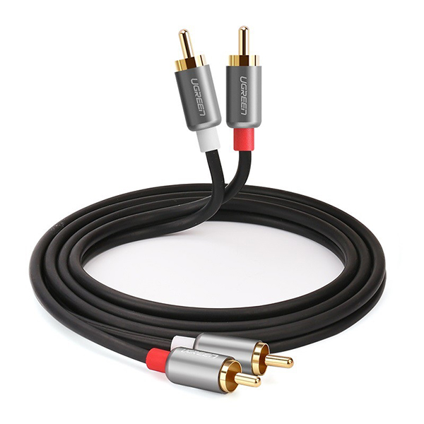 Cáp Audio (AV) Ugreen 10517 hoa sen 2 đầu RCA 1.5M