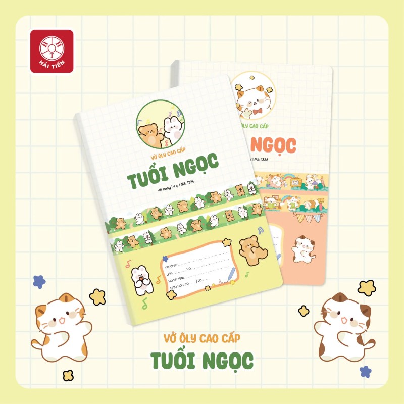 Vở ô ly - Tuổi Ngọc 48 trang Hải Tiến
