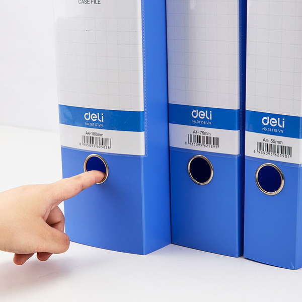 File hộp nhựa 10cm Deli E31117
