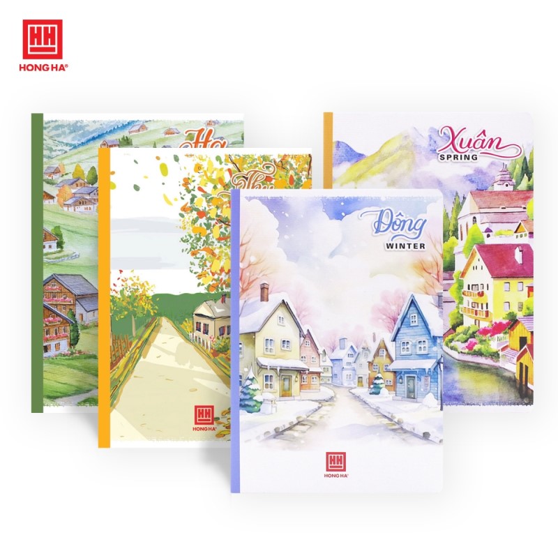 Vở kẻ ngang 72 trang Pupil Bốn Mùa - 1004