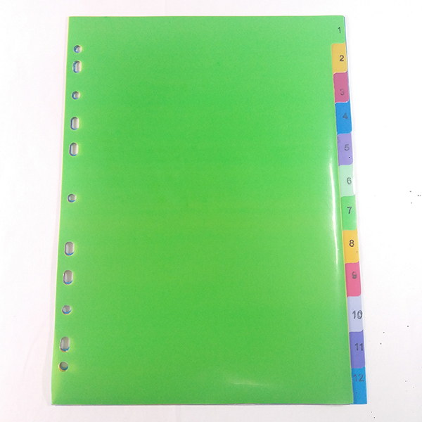 Chia File 12 nhựa | Văn phòng phẩm Hải Giang