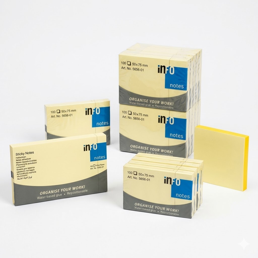 Giấy Note ghi chú 3x5 (76x127mm)