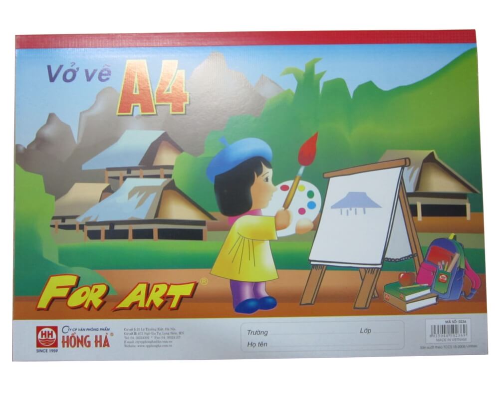 Vở vẽ A4 Hồng Hà 0236