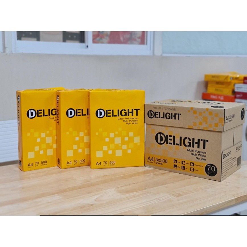GIẤY A4 DELiGHT 70gsm