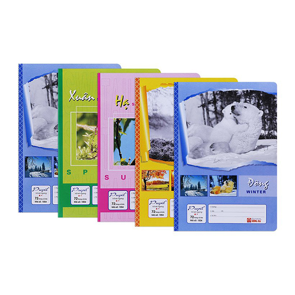 Vở kẻ ngang Hồng Hà - 72 trang