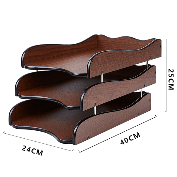 Giá tài liệu 3 tầng gỗ HX-5013