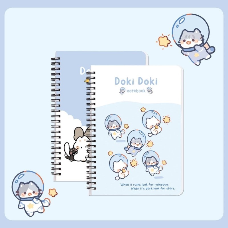 Sổ Lò Xo A5 Hải Tiến Doki Doki 200 Trang