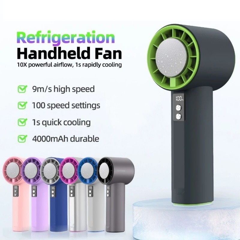 Quạt cầm tay mini S006 có miếng làm mát