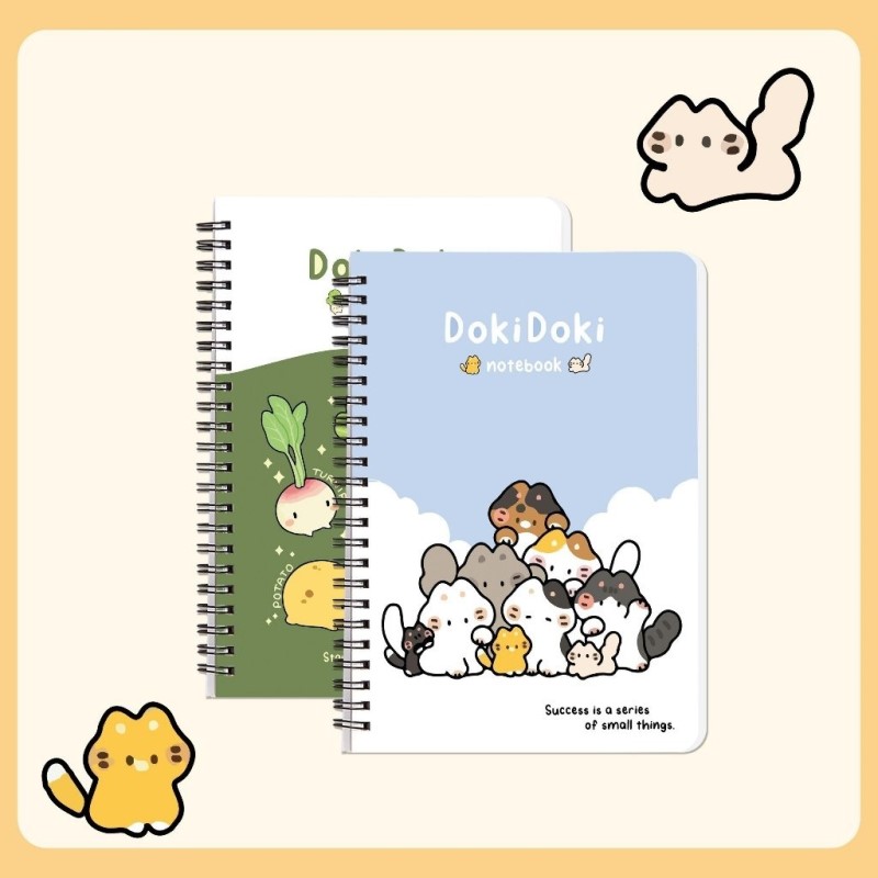 Sổ Lò Xo A6 Hải Tiến Doki Doki 200 Trang