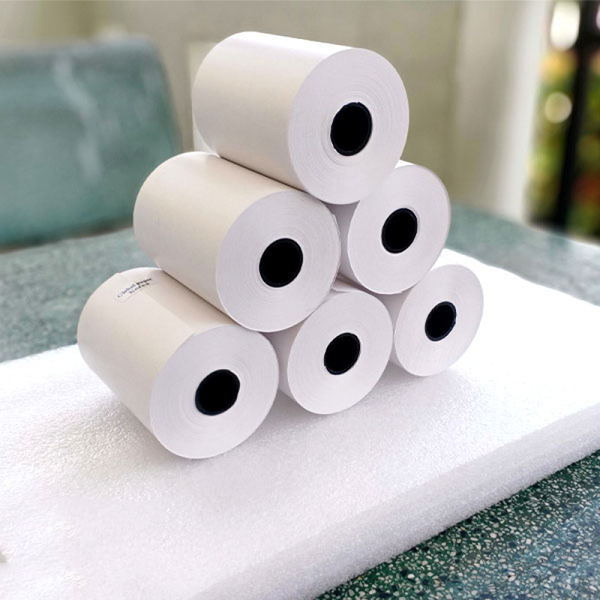 Giấy in nhiệt K57 phi 38 cho máy POS cầm tay