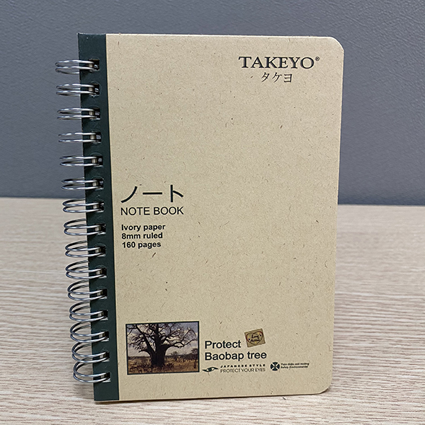 Sổ lò xo Takeyo A6 160 trang