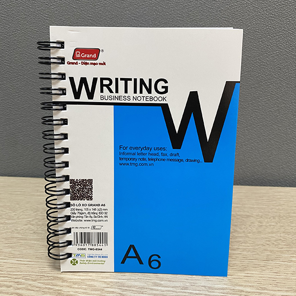 Sổ lò xo A6 Grand 8544 200 trang