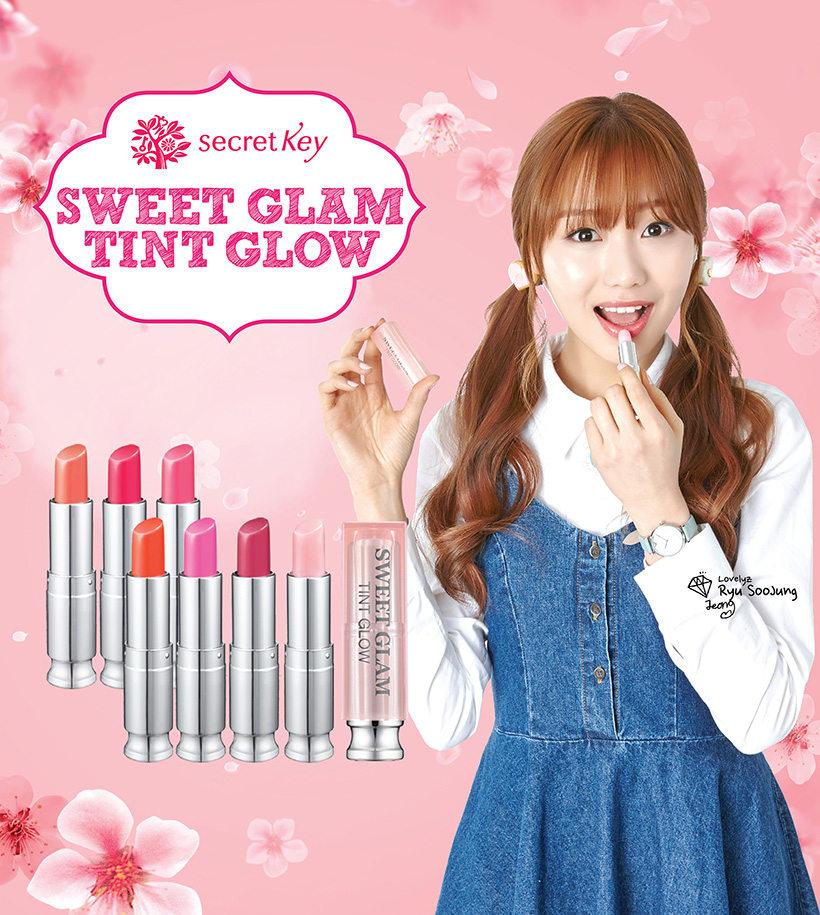 Son Dưỡng Có Màu Secret Key Sweet Glam Tint Glow – Baby Pink (3.5g ...