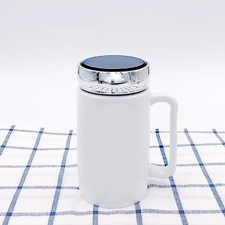 Cốc Sứ Đựng Nước Nắp Tráng Gương