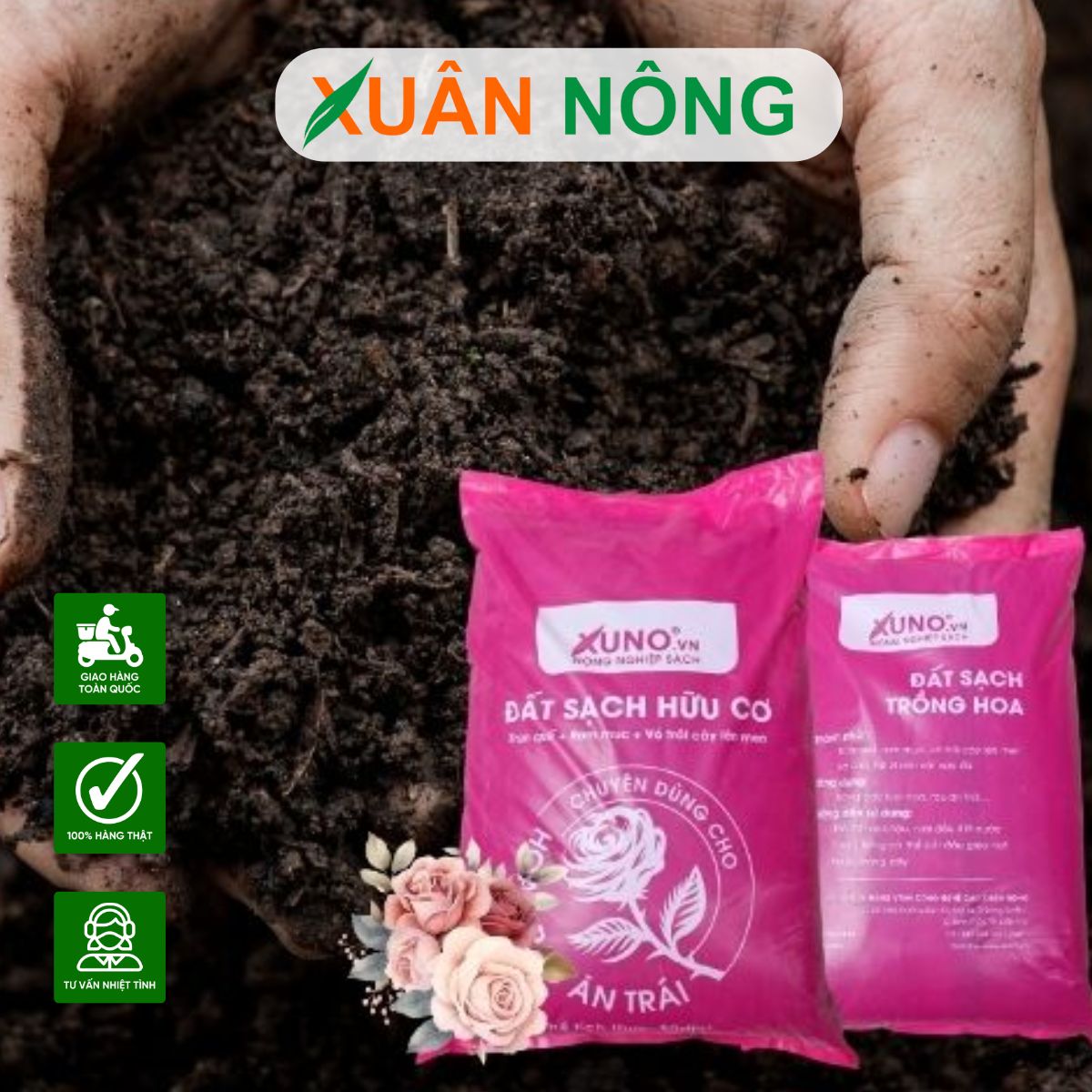 HƯỚNG DẪN CÁCH PHỐI TRỘN ĐẤT SẠCH HỮU CƠ TRỒNG RAU, HOA, CÂY ĂN TRÁI