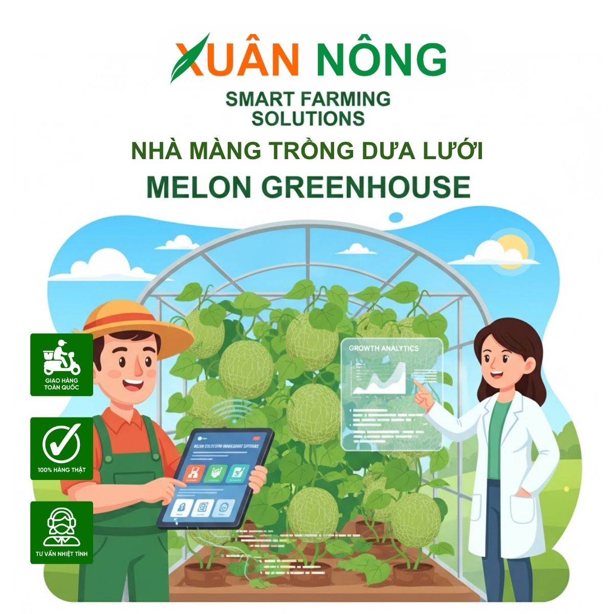 NHÀ MÀNG TRỒNG DƯA LƯỚI - PHẦN MỀM QUẢN LÝ TRỒNG DƯA LƯỚI