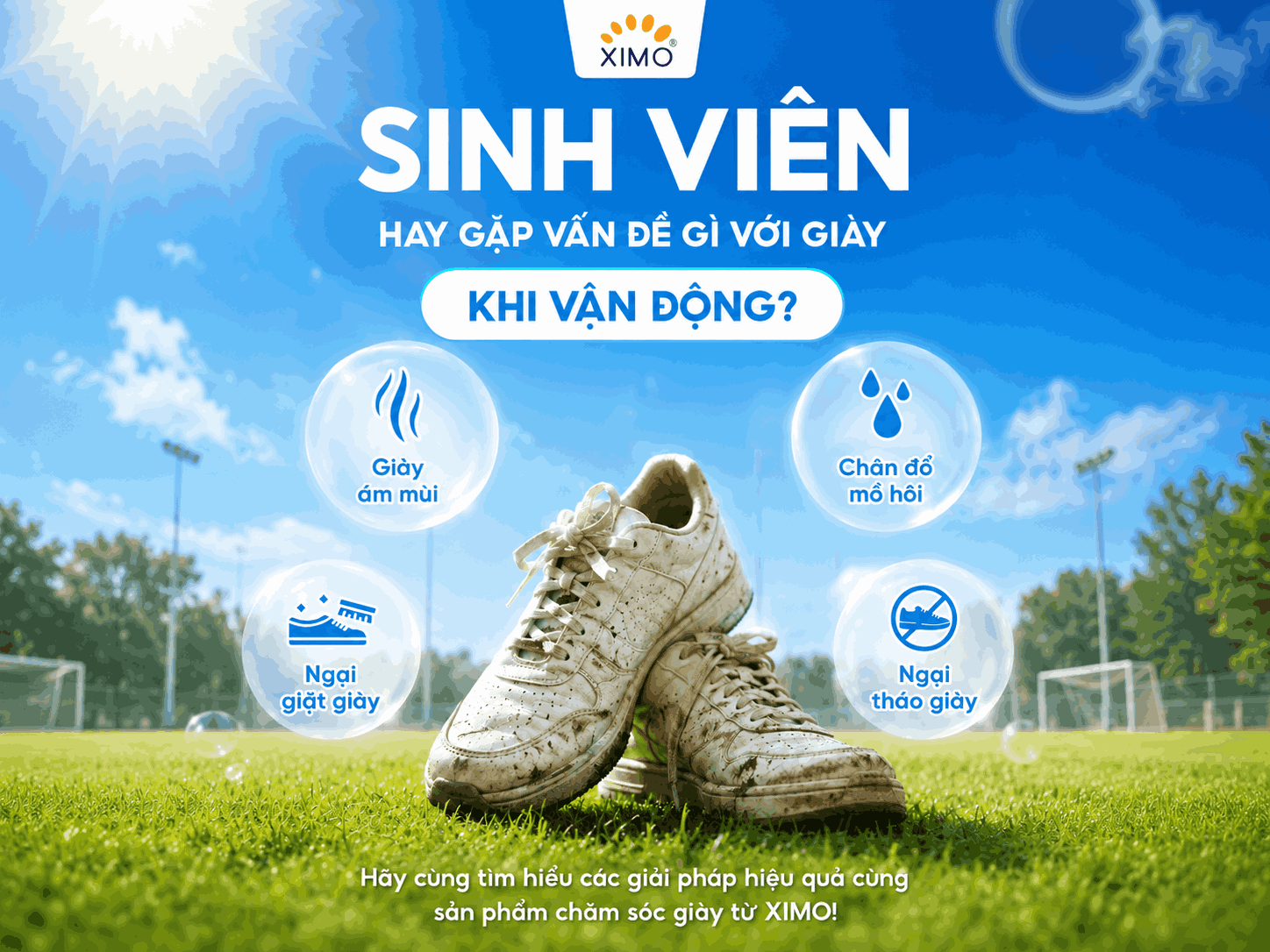 SINH VIÊN HAY GẶP VẤN ĐỀ GÌ VỚI GIÀY KHI VẬN ĐỘNG?