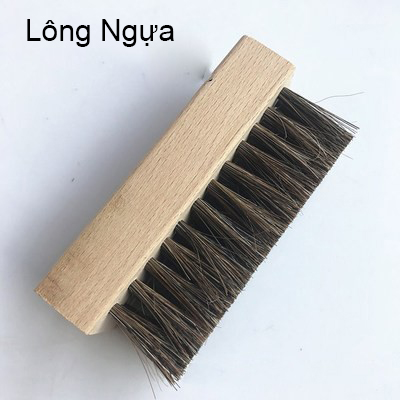 Bàn chải đánh giày lông heo & lông nhựa PP bản cho giày vải sneaker XIMO (BCDG17)