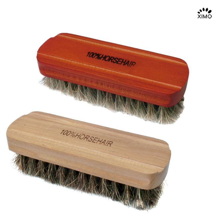 Bàn chải đánh giày lông ngựa đánh giày Horsehair cao cấp cỗ vừa (BCDG01)