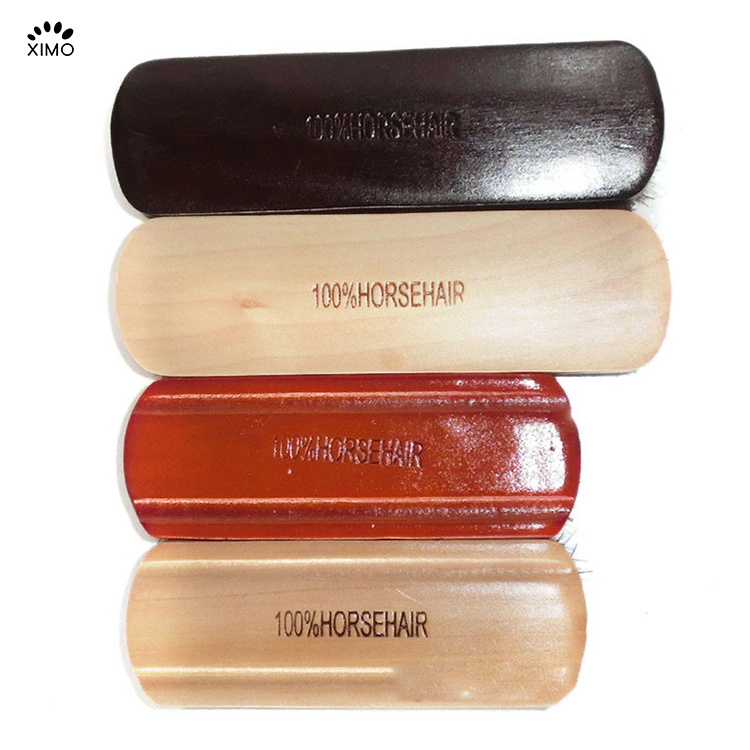 Bàn chải đánh giày lông ngựa đánh giày Horsehair cao cấp cỗ vừa (BCDG01)