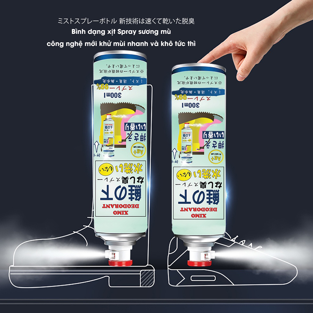 Xịt khử mùi giày Ximo