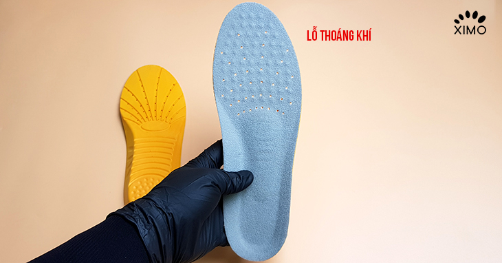 Lót giày thể thao êm chân lọc khí tăng 0,5 Size LGTT02