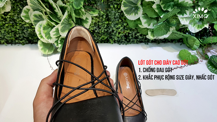 Miếng độn gót sau khắc phục giày rộng size & đau gót (C01)