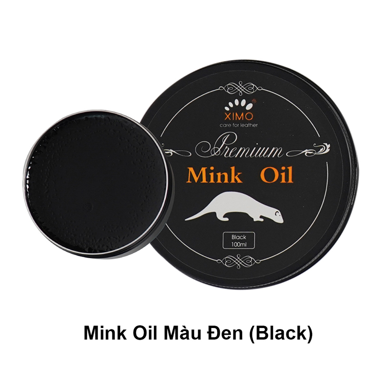 Mink oil mỡ chồn 100ml XIMO chuyên bảo dưỡng chăm sóc đồ da, phục hồi làm mới giày da, túi ví, áo da, ghế sofa XI01