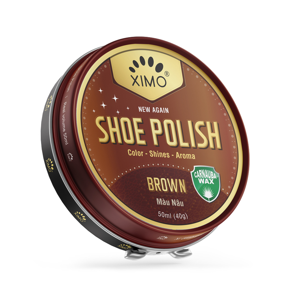 Xi Đánh Giày Sáp Shoe Polish XIMO Đen, Không Màu, Nâu Đủ Màu Chính Hãng XI08
