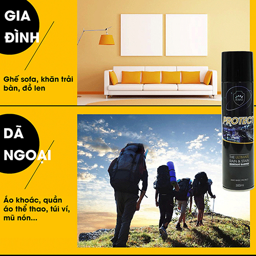 Bình xịt nano chống thấm nước, bụi bẩn cho giày túi, ví, áo da, mũ nón cao cấp XIMO (XI22)