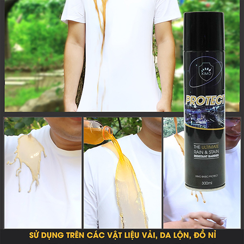 Bình xịt nano chống thấm nước, bụi bẩn cho giày túi, ví, áo da, mũ nón cao cấp XIMO (XI22)