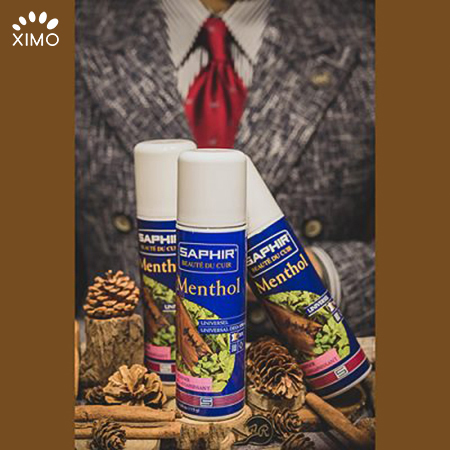 Xịt khử mùi giày da hương bạc hà Saphir Menthol 200ml XDG98