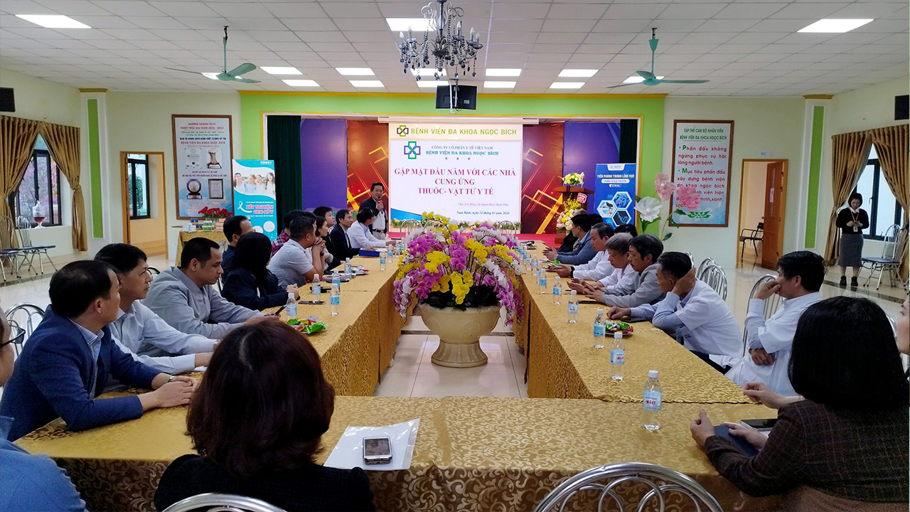 Hội thảo  gặp mặt đầu năm với các nhà cung ứng thuốc