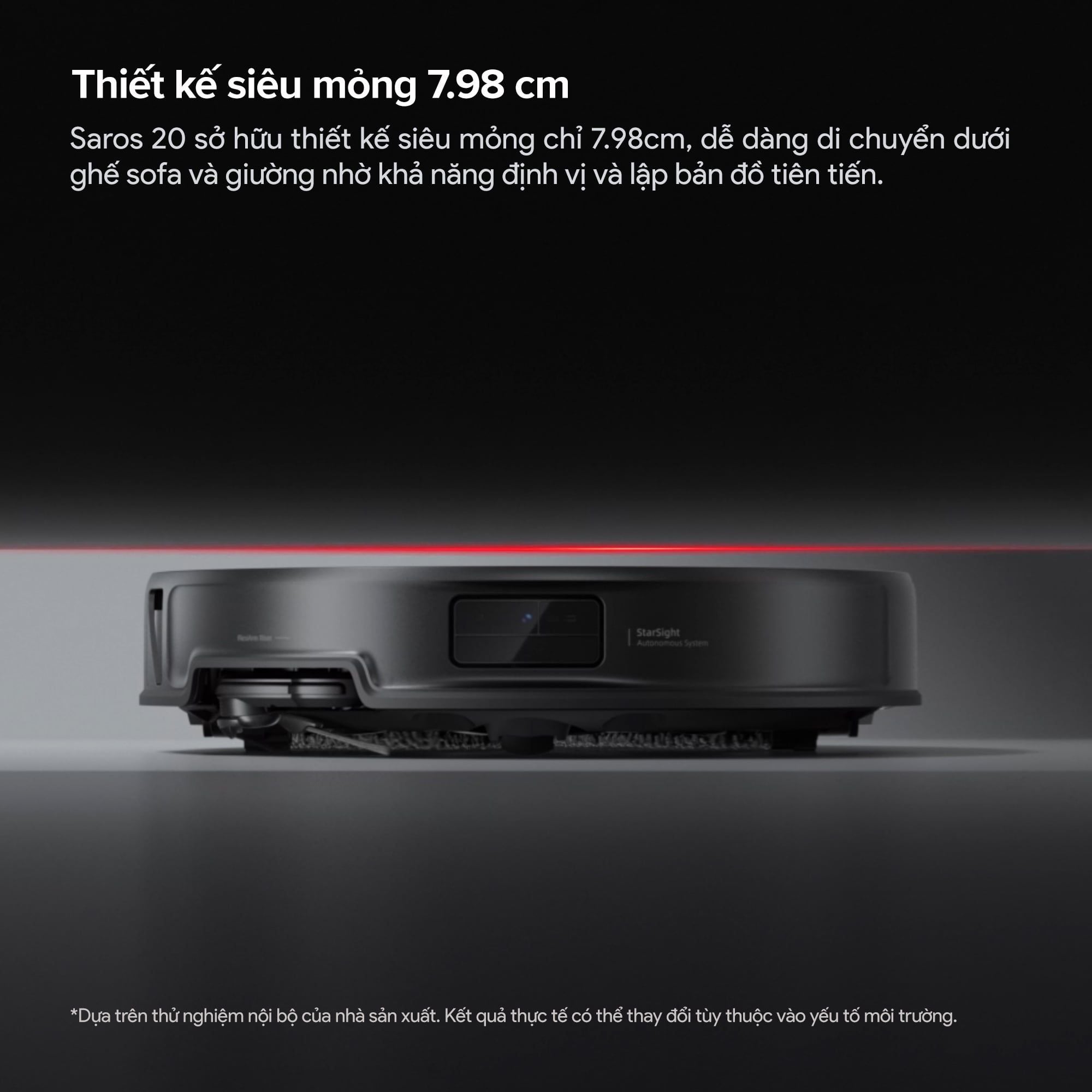 Robot Hút Bụi Lau Nhà Roborock Saros 20