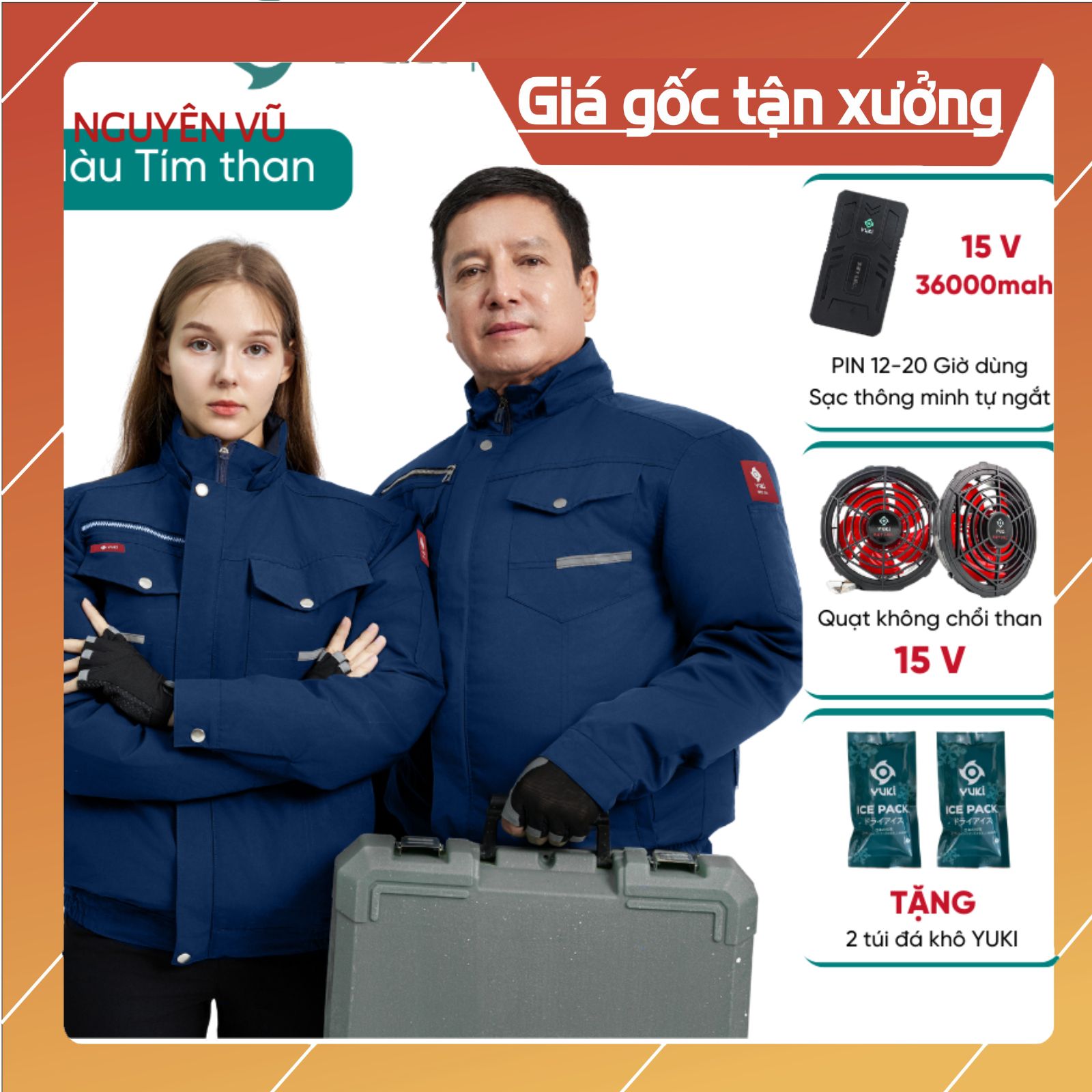 Bộ Áo quạt điều hòa YUKI PREMIUM cao cấp