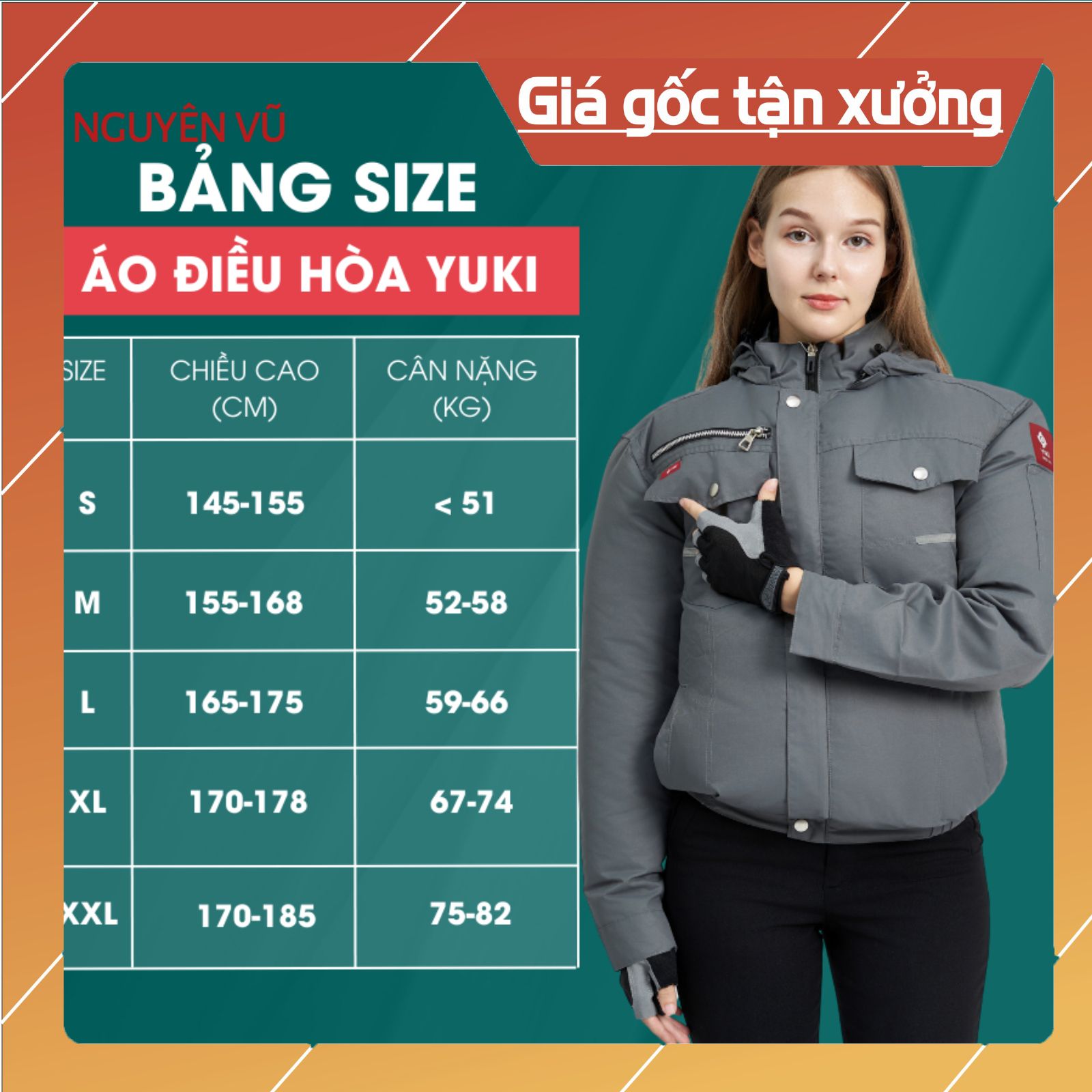 Bộ Áo quạt điều hòa YUKI PREMIUM cao cấp