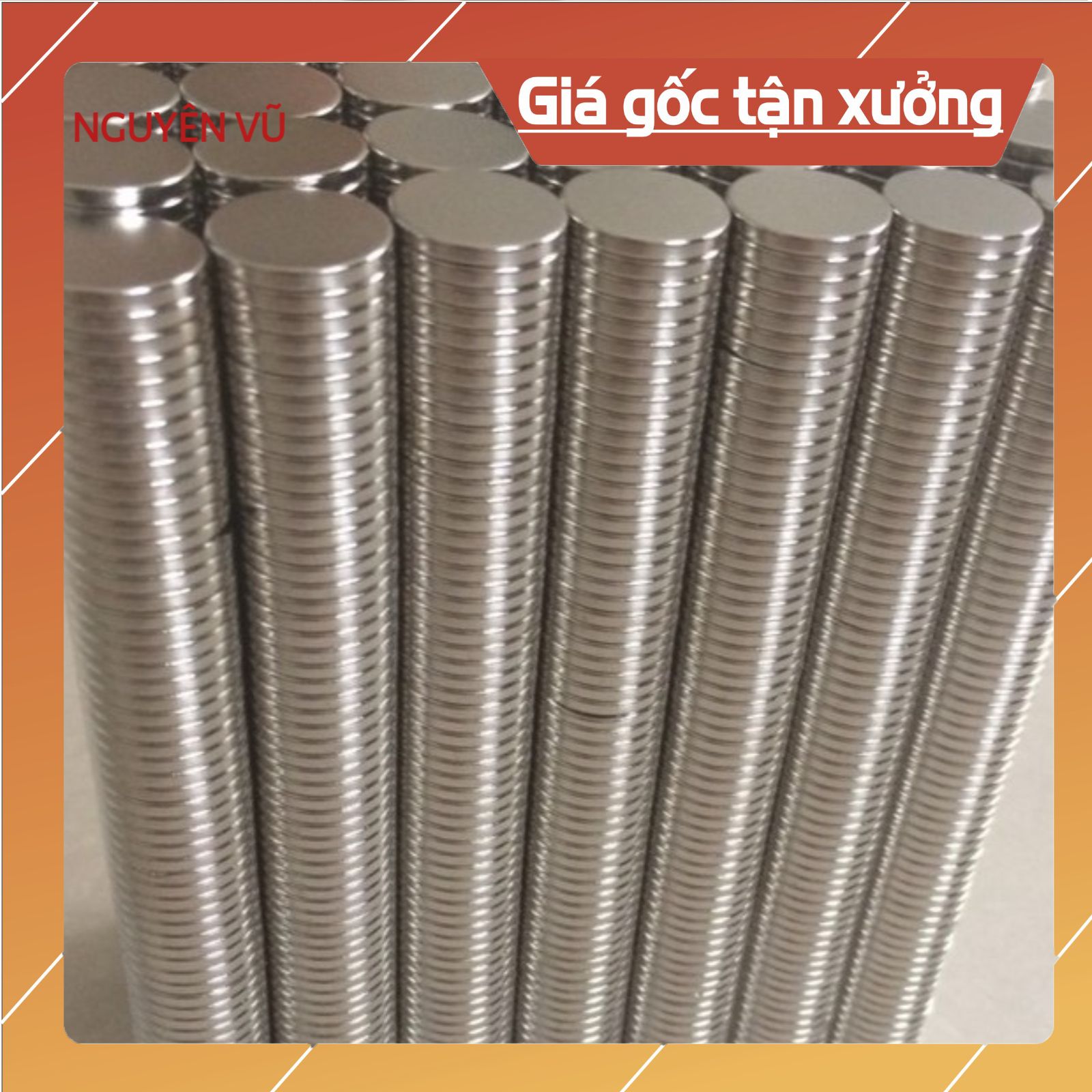 Nam châm viên tròn mỏng 15x2mm