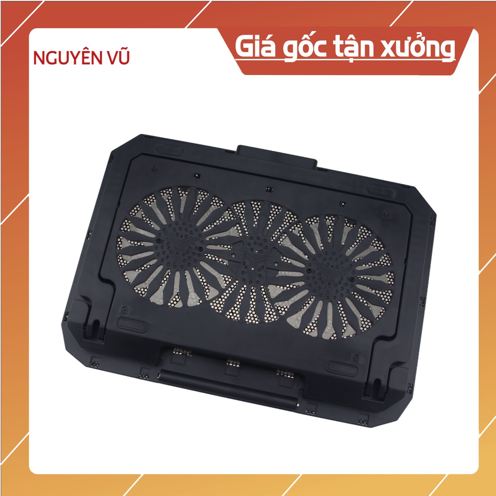 Đế tản nhiệt N99 2 fan làm mát Laptop, Macbook, kèm ổ cắm USB tiện lợi