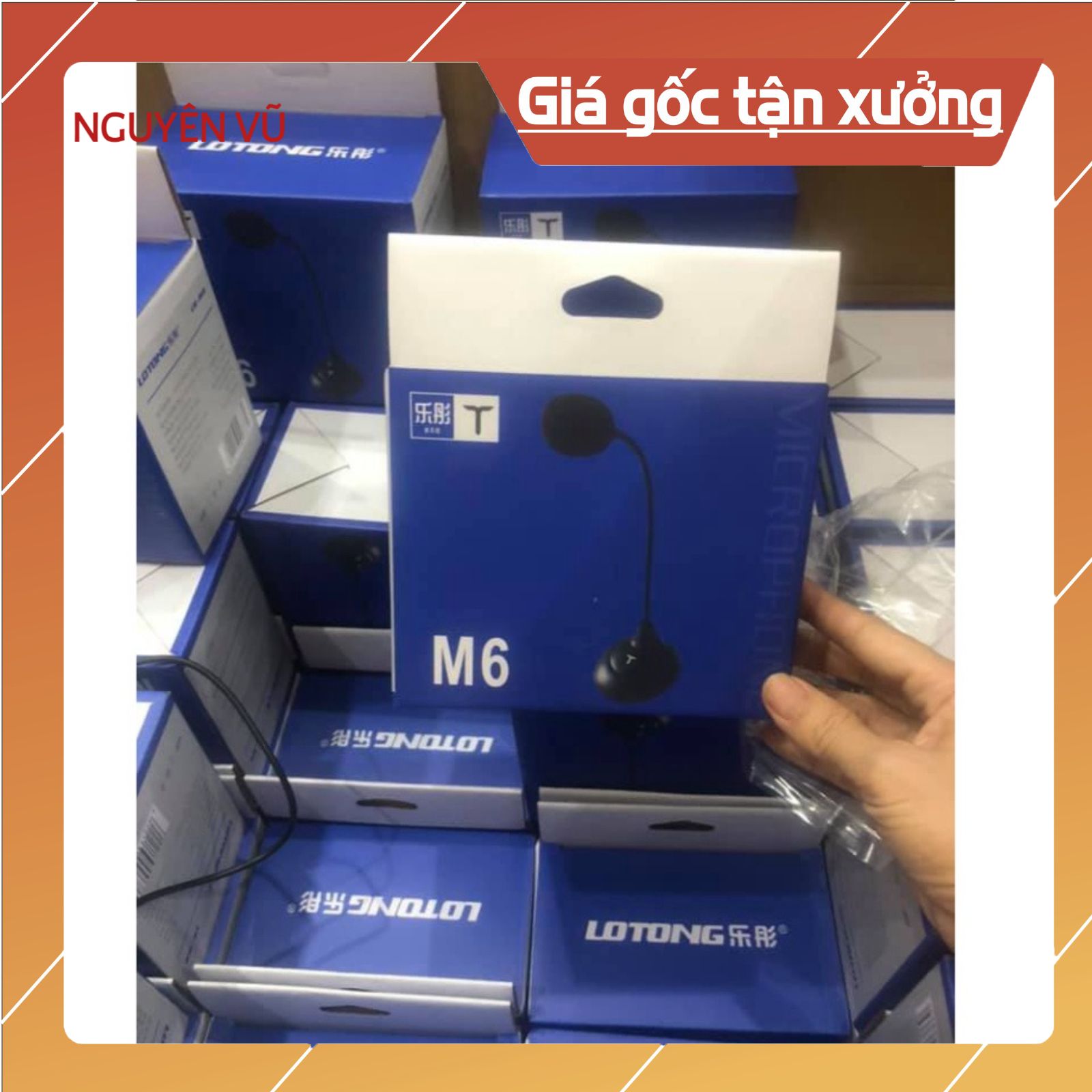 Microphone Salar M6 - Micro Thu Âm Dùng Cho Máy Tính - Mic học online