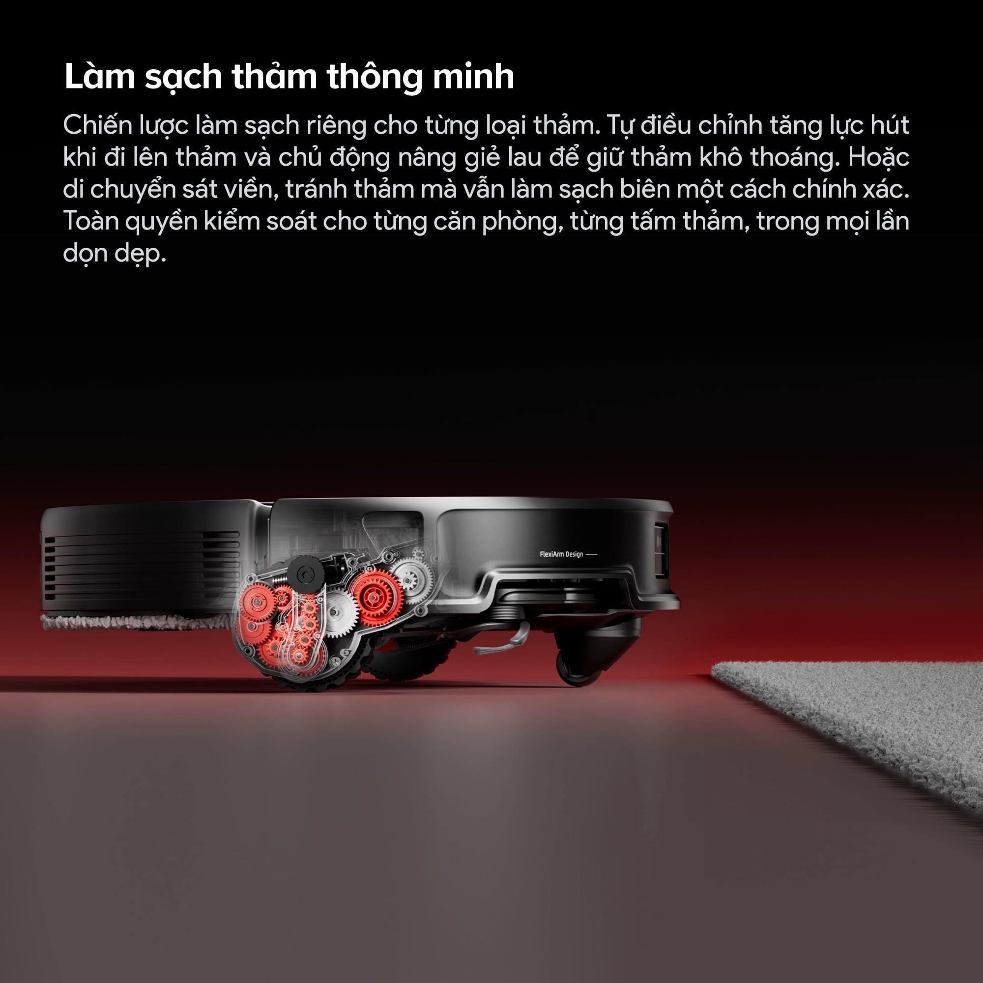 Robot Hút Bụi Lau Nhà Roborock Saros 20 Sonic