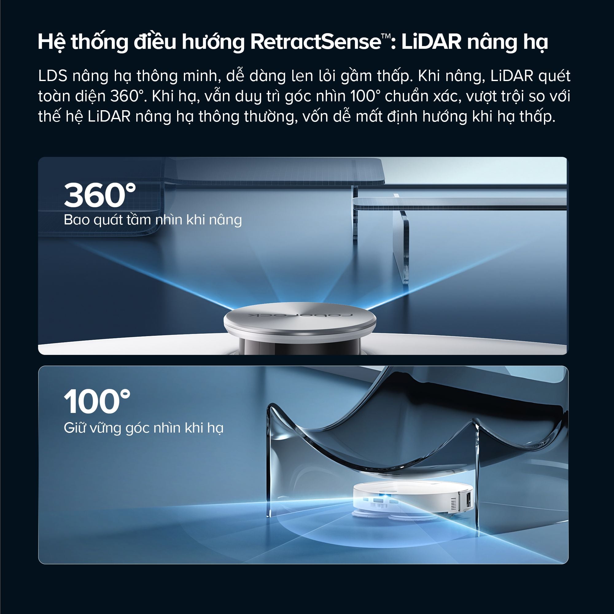 Robot Hút Bụi Lau Nhà Roborock Qrevo Curv 2 Pro