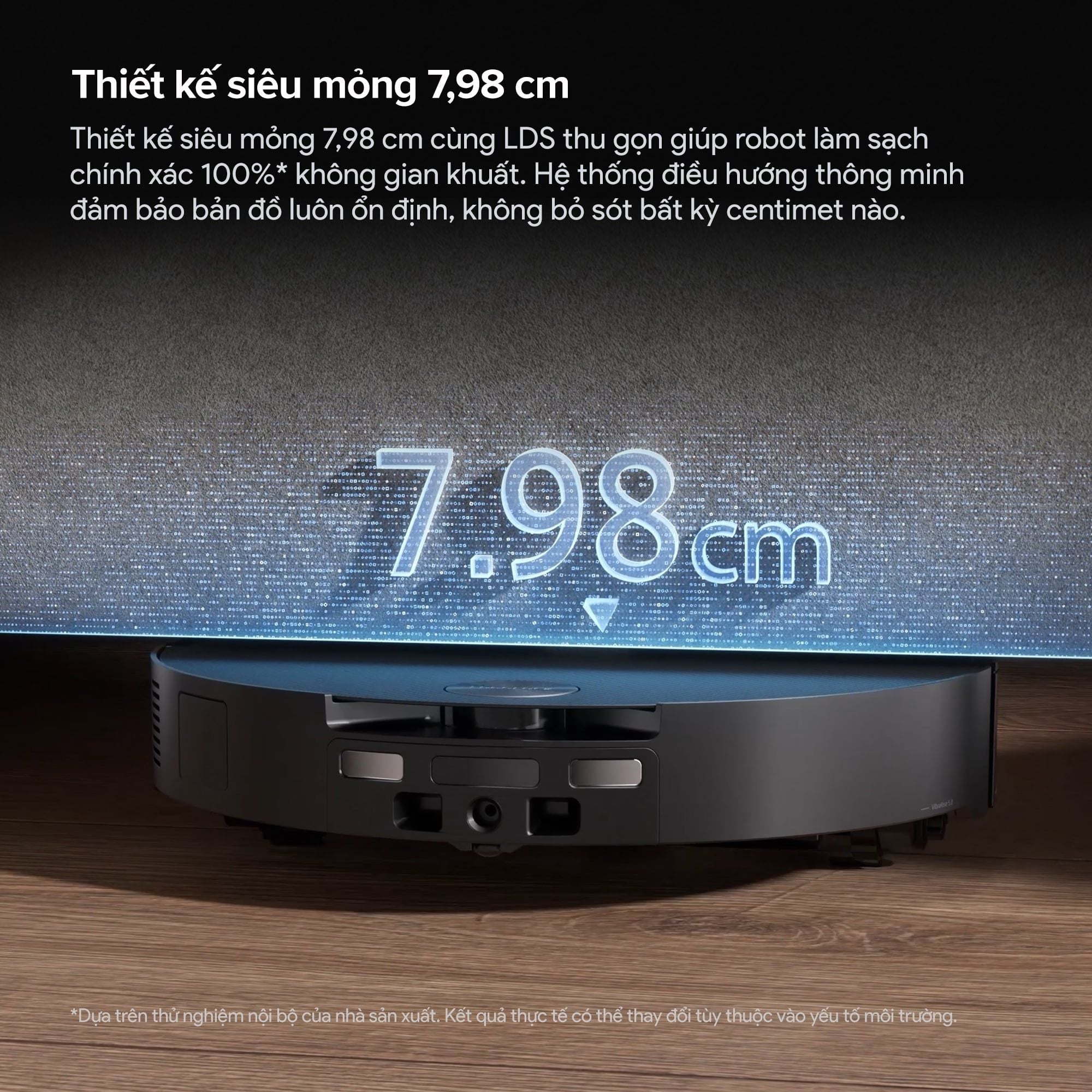 Robot Hút Bụi Lau Nhà Roborock Saros 20 Sonic