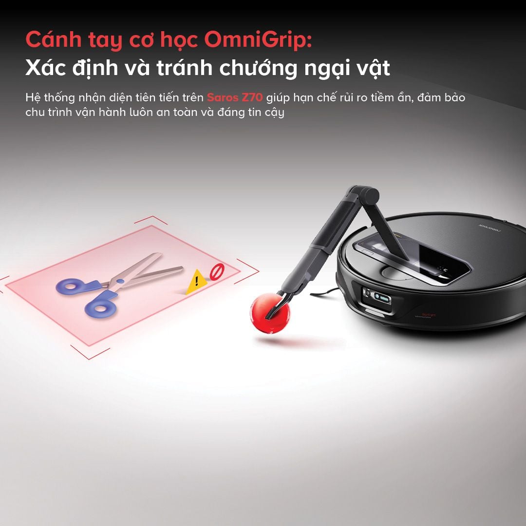Robot Hút Bụi Lau Nhà Roborock Saros Z70
