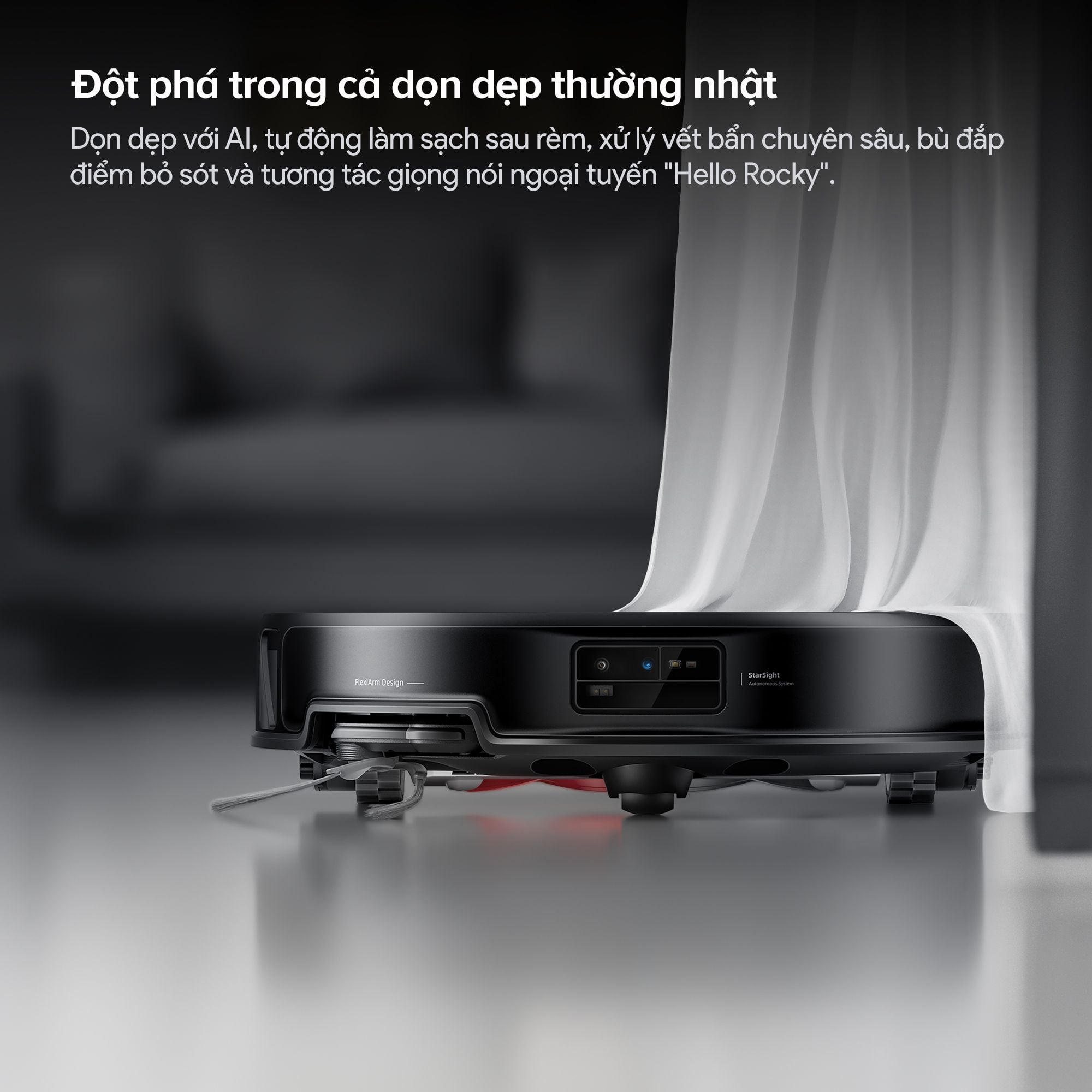 Robot Hút Bụi Lau Nhà Roborock Saros 20 Sonic