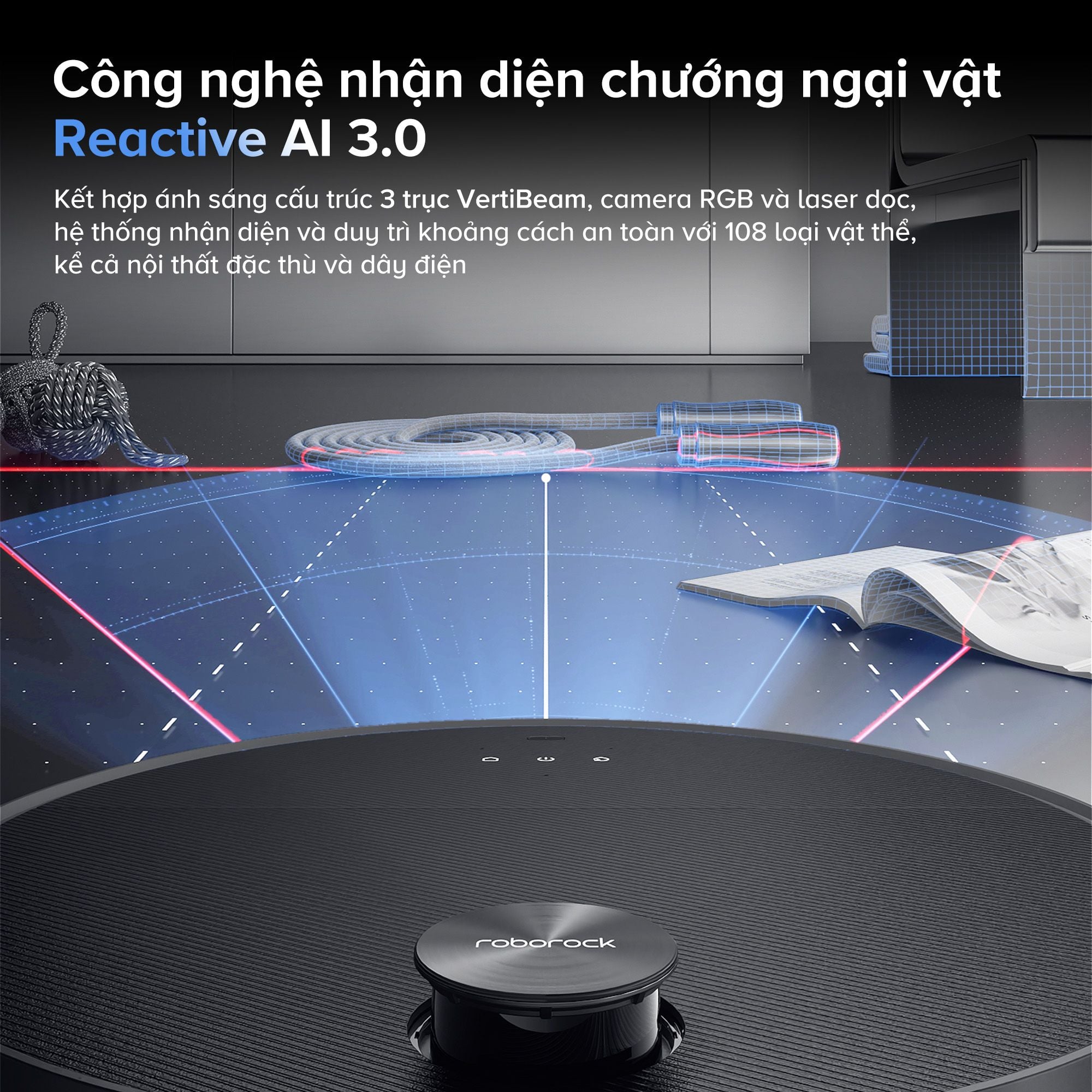 Robot Hút Bụi Lau Nhà Roborock Saros 10