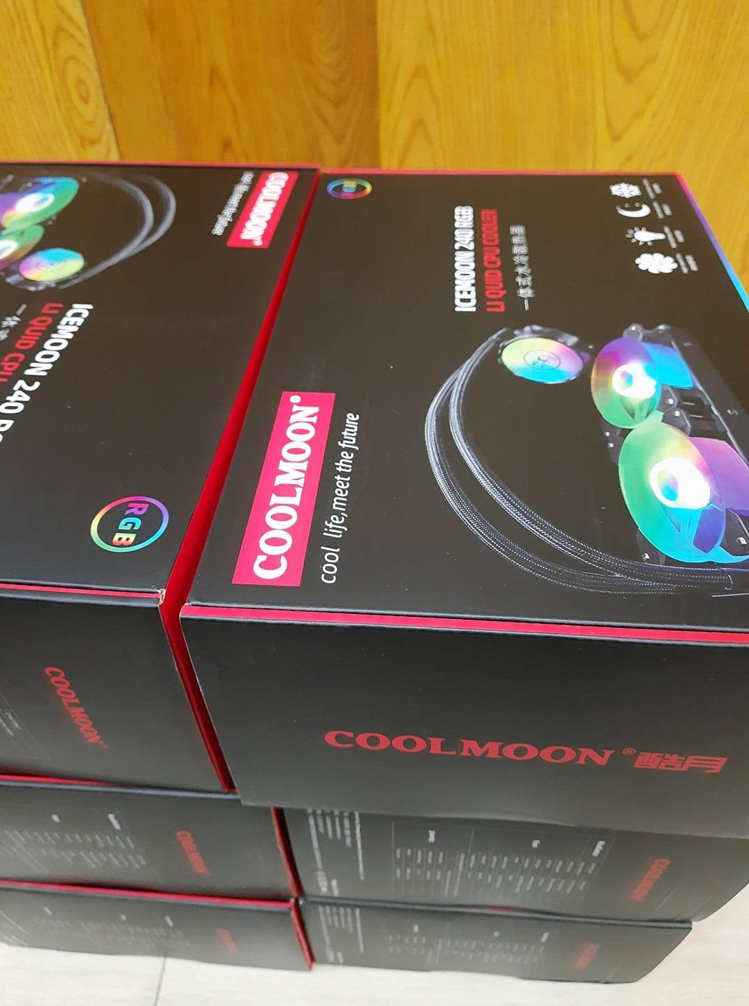 Tản Nhiệt Nước All in One Coolmoon 240 RGB - Hỗ Trợ All CPU