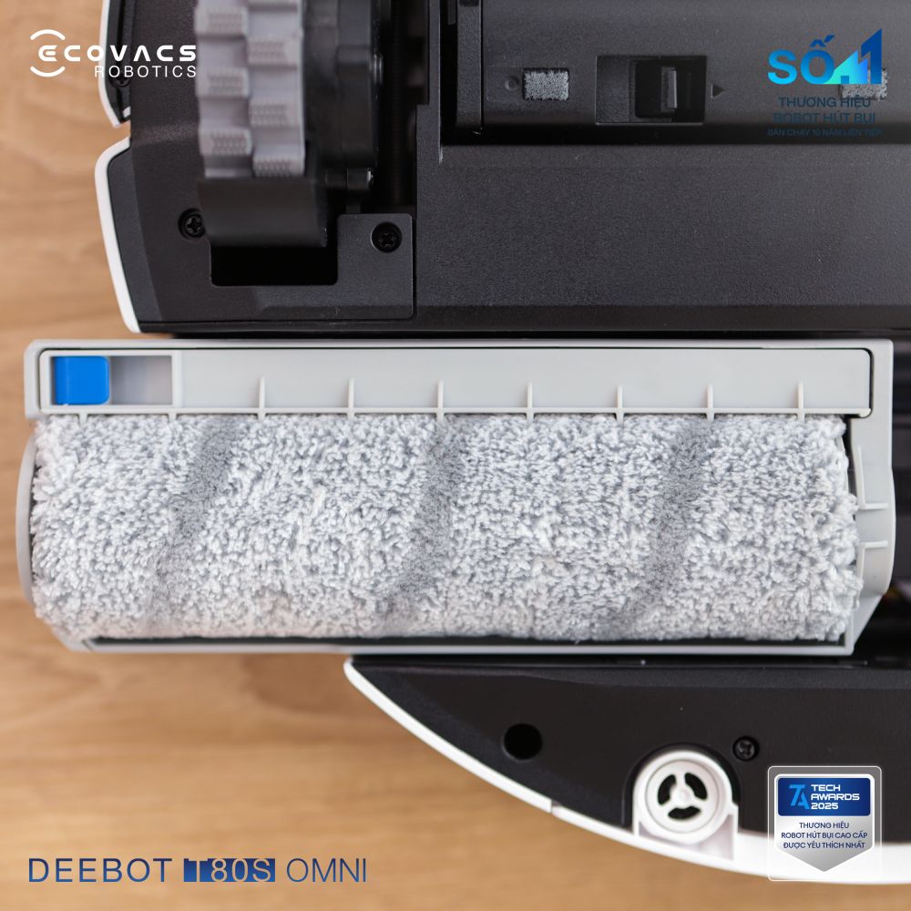 Robot hút bụi Ecovacs Deebot T80s Omni | Lực hút 24.800 Pa
