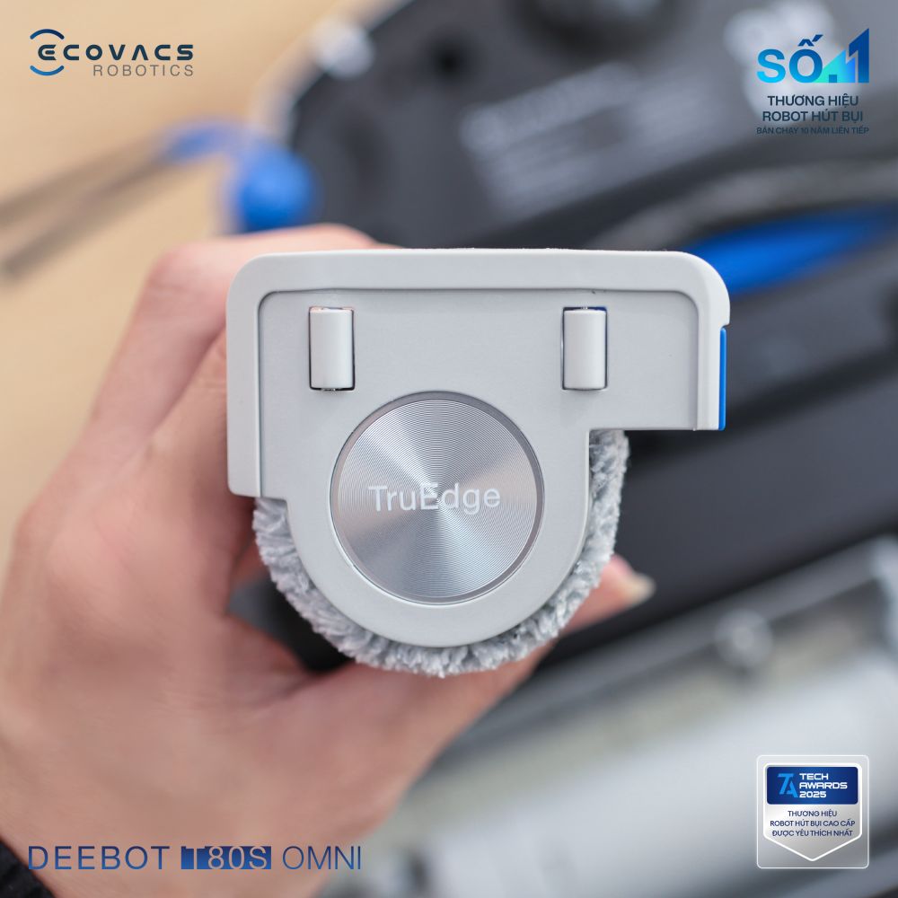 Robot hút bụi Ecovacs Deebot T80s Omni | Lực hút 24.800 Pa