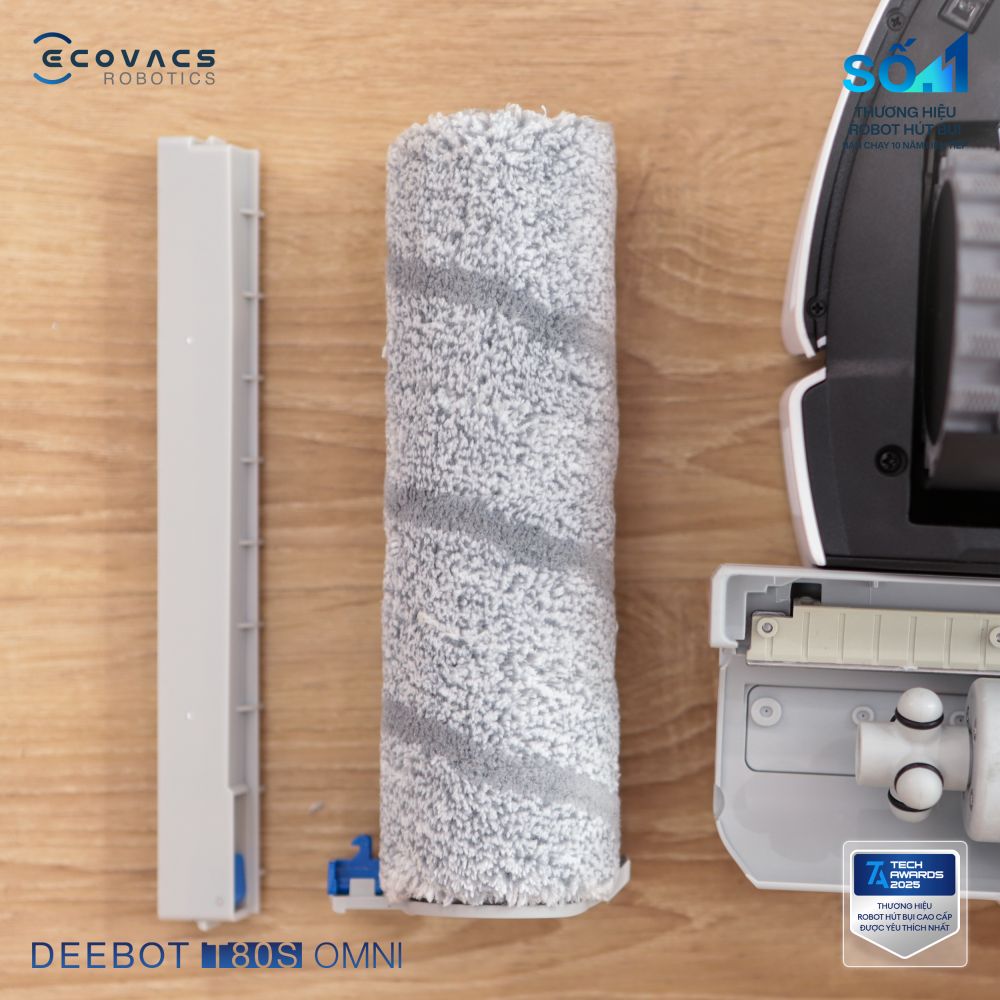 Robot hút bụi Ecovacs Deebot T80s Omni | Lực hút 24.800 Pa