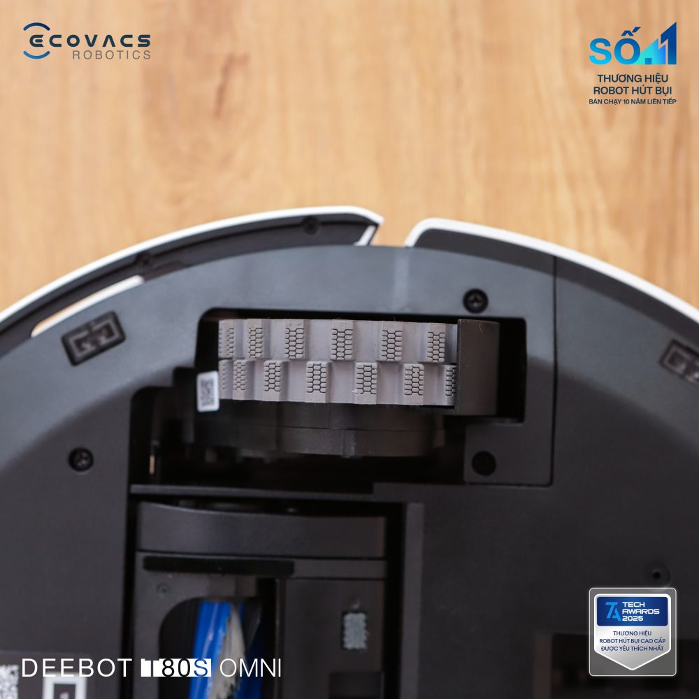 Robot hút bụi Ecovacs Deebot T80s Omni | Lực hút 24.800 Pa